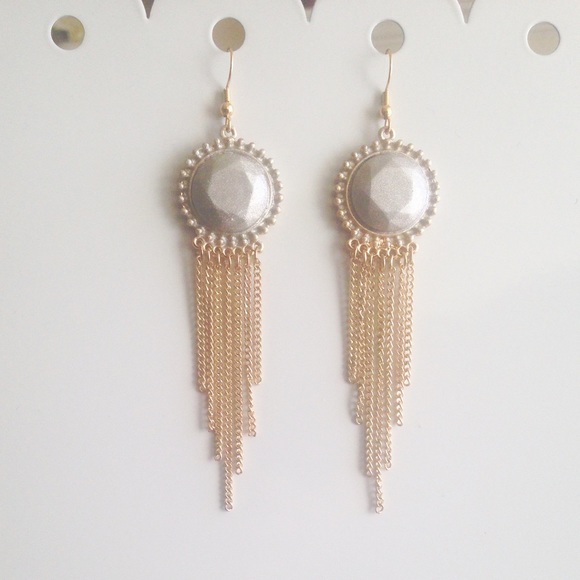 Jewelry - NEW Stunning Boho Silver & Gold Dangling  Earrings